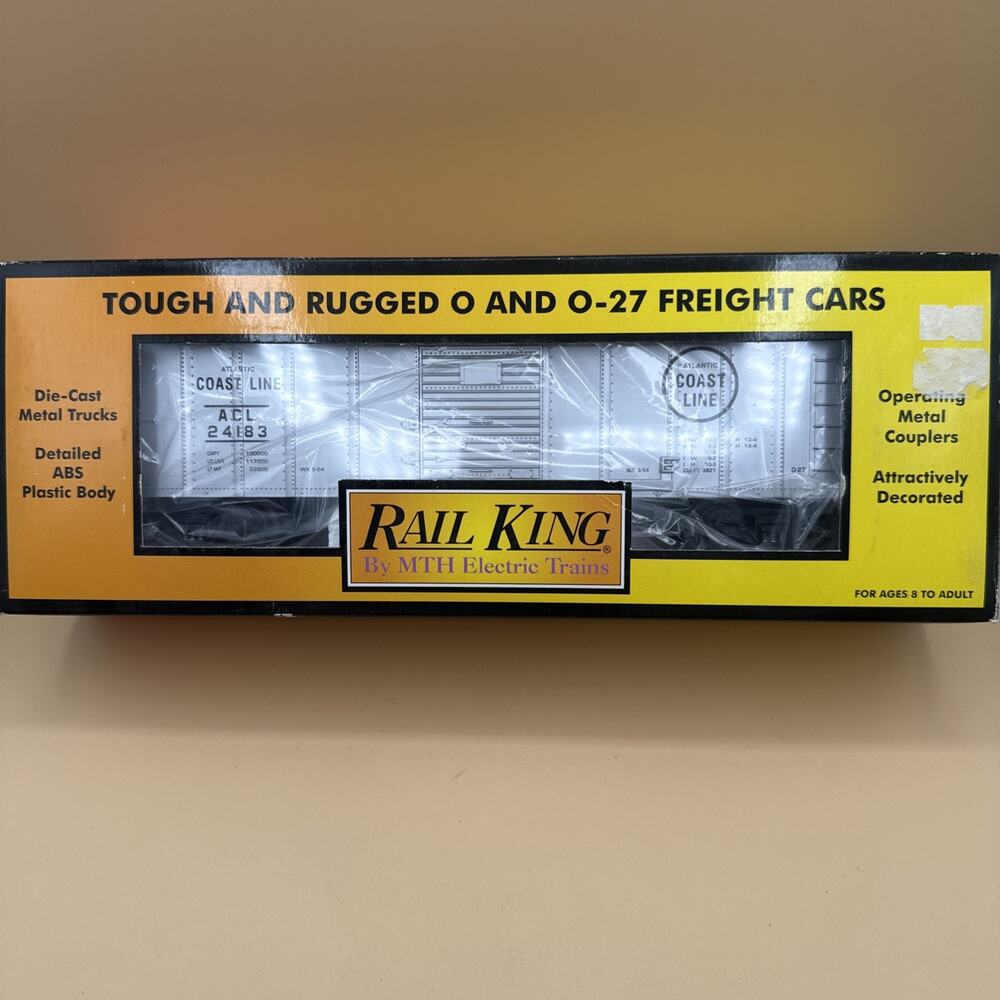MTH RailKing 30-7427 O Gauge Boxcar Atlantic Coast Line ACL 24183